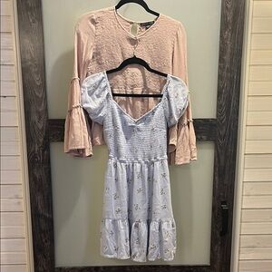 American Eagle Top and Hollister dress bundle